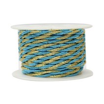 네이처뮤지엄 esa 꽃다발공예 초등미술 만들기부채 명함꽂이만들기 슬라임물풀 방과후미술재료, 유니아트 롤꽈배기끈 고무줄 유치원미술 우드하드바, 은사/초록