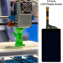 3D 프린터 부품 액세서리 5.5 인치 2K LCD 디스플레이 화면 1440x2560 해상도 Elegoo Mars/Anycubic Photon 용, [01] 01
