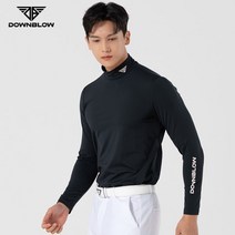기능성 골프웨어 남성 기모 이너 티셔츠 블랙 FW