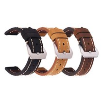 고급 복고풍 남자 통가죽 시계 교체줄 밴드 손목 시계밴드 사계절 diy