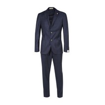 CORNELIANI 꼬르넬리아니 네이비 초크스트라이프 서클 수트 CR7SUST01 -