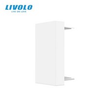 돼지코 어댑터 일본여행 LIVOLO약전류 소켓 액세서리 컴퓨터 TV 전화 블랭크 모듈 흰색 22.5mm 크기 자유 조합 (금속판 없음), 빈 키_전화