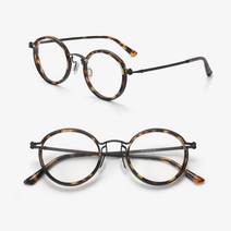 호피무늬 6종 뿔테안경 남자 여자뿔테안경