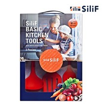 실리프 이유식용 플레티넘 실리콘 주방용품 3종세트, 없음