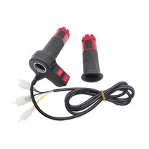 스쿠터 전기 전자 자전거 스로틀 가속기 속도 제어 액세서리 모터 12v 24v 36v 48v 60v 84v 96v, 빨간 스로틀