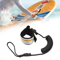 서핑보드 부표 스킴보드 패들보드 핸드 로프 스트랩 신축성 있는 편안한 서핑 보드 가죽 끈 스키보드용, Black, 03 Black