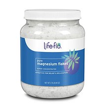 Life-flo 순수 마그네슘 플레이크 염화 마그네슘 염수 2 75 파운드 44 온스 Life-flo ピュア マグネシウム フレーク 塩化マグネシウムブライン 2 75ポンド 44オンス