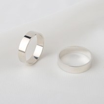 순은 민자 실버 평반지 3mm 5mm 여자 남자 은반지 엄지 검지반지