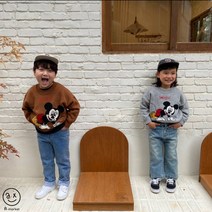 에이마켓 스타트 미키니트 겨울 유아 아동 키즈 주니어 니트티 [XS-JXL]