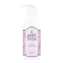 바디홀릭 시그니처 퍼퓸 바디워시 화이트 포션 부케향, 500g × 1개
