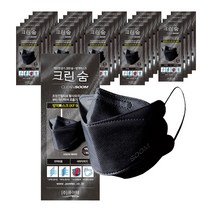 크린숨 KF94 대형 블랙 50매입 FDA인증 국내 생산, 1매입, 50개