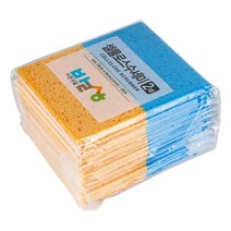 +[플렉스온]+셀룰로스 수세미 2매입 10개 세트 양면 아가베 스폰지[FLEXONmarket]+