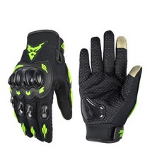 MOTO CENTRIC 오토바이 장갑 남자 통기성 전체 손가락 터치 사이클링 자전거 타기 Guantes Portective Gear XXL, M, 그린