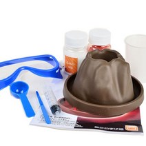 스팀 과학교구 화산분출 실험세트 교구 과학 실험