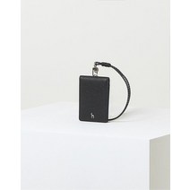 헤지스악세서리 헤지스 액세서리 22FW HJHO2F921N3 Online 네이비 배색 목걸이형 카드지갑