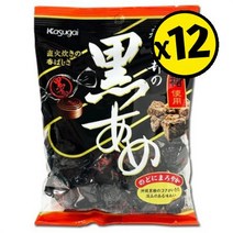 카수가이 구로아메 흑사탕 일본 캔디 129g (12개세트) 사무실 학교 학원 탕비실 단체 간식 수입 과자, one option, one option