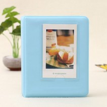 64 Pockets Book Album for Fujifilm Instax instant Mini 11 9 8 7s 70 25 50s 90 Films 3/4 inch Photo pa, 01 Blue 2