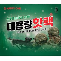 해피원 대용량 전준태핫팩150g, 60개