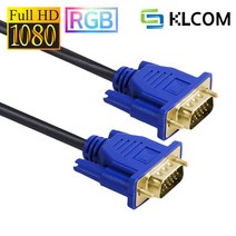 RGB(D-SUB/VGA) 15핀 모니터 케이블 1.8M 무, 1개