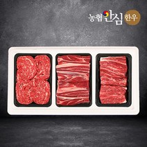 [농협안심한우] 한우 정육선물세트 8호 1.2kg 1등급/불+국+장, 없음