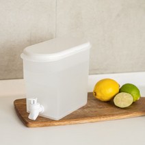 밀키 미니 워터바 음료 주스 생수 디스펜서 3.5L, 화이트 (CO10031)