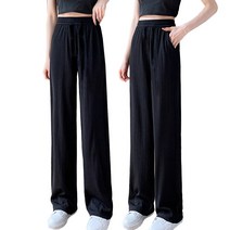 다바드 여성 와이드 밴딩 쿨 팬츠 2종세트