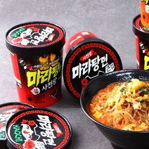 사천왕 마라탕면 마라훠궈탕면 사천식 면요리 컵라면 큰컵 100g, 마라샹궈면