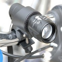 여고니야 자전거 후레쉬 거치대 라이트 2개, 블랙