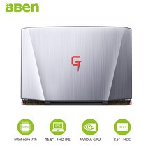 게임용 G16 노트북 15.6 인치 고속 실행 32GBRAM 256GB SSD 2TB HDD 1920x1080 FHD 와이파이 IPS 스크린 i7 7700HQ 노트북, Win10 pro 라이센스