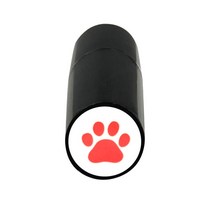 골프 공 스탬프 빠른 건조 오래 지속되는 볼 스탬퍼 마커 골프 액세서리 스포츠 골프 클럽을위한 선물 훈련 에이즈, 레드 발 프린트