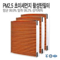 쏘렌토 MQ4 20년~ 에어컨필터 PM2.5 초미세먼지 항균 활성탄필터 YC26 (1+1+1)