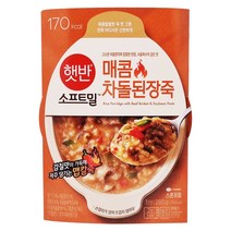 햇반소프트밀 매콤차돌된장죽, 280g, 3개