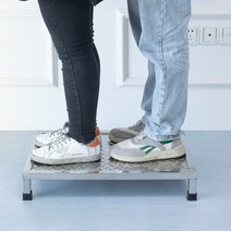 작업발판 1단 안전 철제 발판 계단 사다리 산업용, 80X40 높이 10