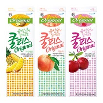 동원 소와나무 쿨피스 3종 930ml 골라담기 (복숭아/자두/파인애플) 냉장배송, 자두 930ml 1개