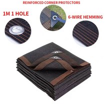쉘터텐트 원터치 돔 쉘터 대형 그늘막 캠핑 12 핀 차양 비율 90% 자외선 방지 HDPE 블랙 발코니 정원 온실 다육 식물 수영장 양산 그늘 그물 햇빛 가림막, [03] 2x5m, [01] black