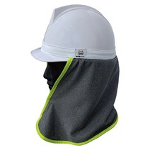 아토/안전모바람막이 회색 겨울용 얼굴가리개 작업용 뒤덮개