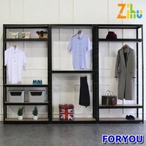 Foryou137 지후 스탠다드 선반 행거 7단 철제 앵글 조립식, 화이트