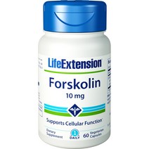 라이프익스텐션 포스콜린 10mg 베지테리안 캡슐, 60개입, 1개, 60정