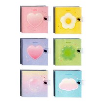 투명 똑딱이 다이어리 그리드 무지 사철 제본 플래너 투명 똑딱이 다이어리 그리드 무지 사철 제본 플래너-72394EA, 쿠팡 그리드노트_옐로우