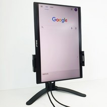 엔트릿 포터블 모니터 스탠드 15인치 16인치, 실버화이트 거치대