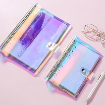 다이어리 속지 6공바인더 속지 A6 루스 리프 노트 용지 리필 나선형 바인더 인덱스 내부 페이지 월간 주간 일일 플래너 일정 206, 레이저, a5