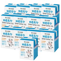 파스퇴르 무항생제 인증 목장 원유로 만든 바른목장 프리바이오틱스 우유, 120ml, 96개