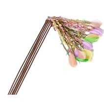 베이직 애완 용품 놀이 미끼 낚싯대 교체 동물 와이어 고양이 장난감 막대 티저, 49150