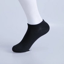 두꺼운페이크삭스 안벗겨지는덧신 발냄새양말 urgot 10 쌍 남성용 통기성 스포츠 단색 보트 컴포트 면 발목 남성용 화이트 블랙 calcetines