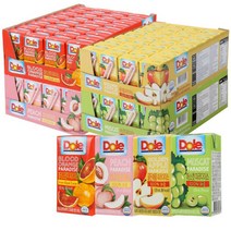 돌 Dole 골든애플 파라다이스 주스 120ml X64개, 64개, 복숭아, 64개