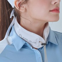 리빙베이 넥쿨러 쿨스카프 아이스 넥밴드 골프 캠핑 등산, 캔디 핑크, L(49cm 남성)