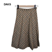 닥스 기본로고 데일리 체크 플리츠 스커트 26