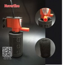 여과기 수족관 외부 구피 한 미니 펌프 필터 스폰지 물 흐름 공기 산소 물고기 탱크, 5W 13CM, AU 플러그 어댑터