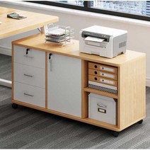 사무실 서랍장 사무용 수납장 회사 책상보조 오피스 수납가구 사무 오피스 서랍, 19 오크80x40x68cm