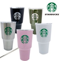 스타벅스 스마트 텀블러 대용량 빨대컵 투고 콜드컵 스벅MD 스타벅스MD 빨대포함, 화이트